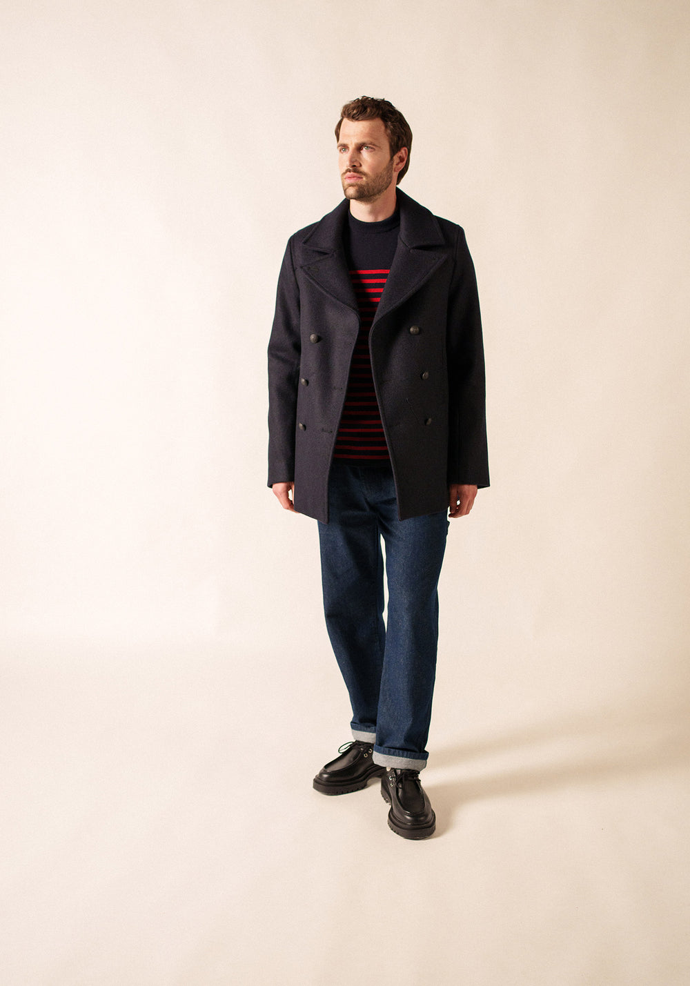 Galion peacoat (NAVY)