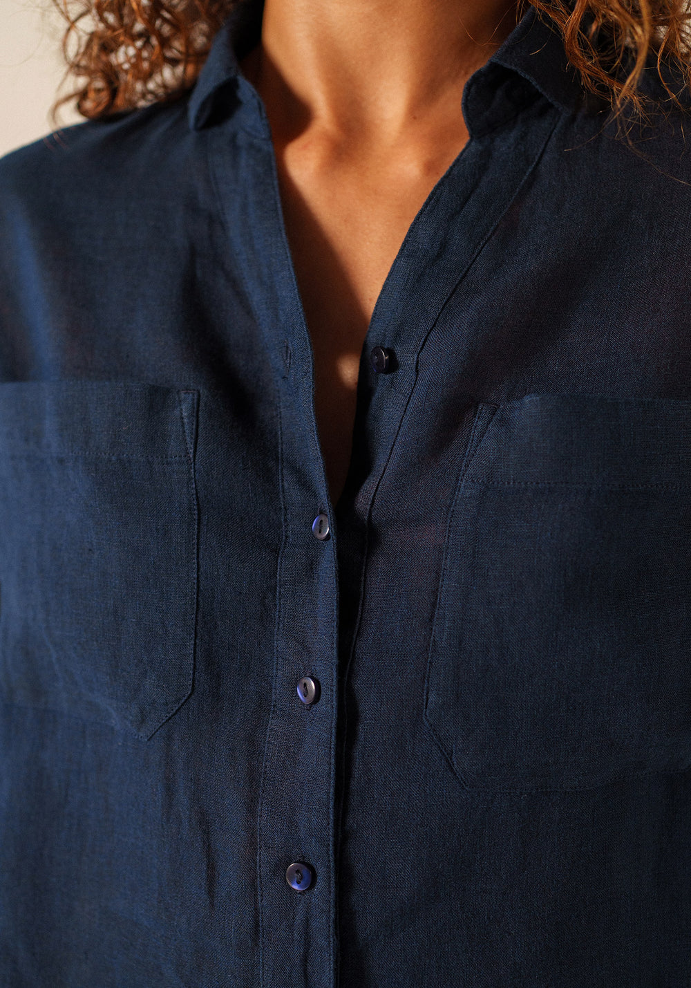 Charlène shirt (MARINE)