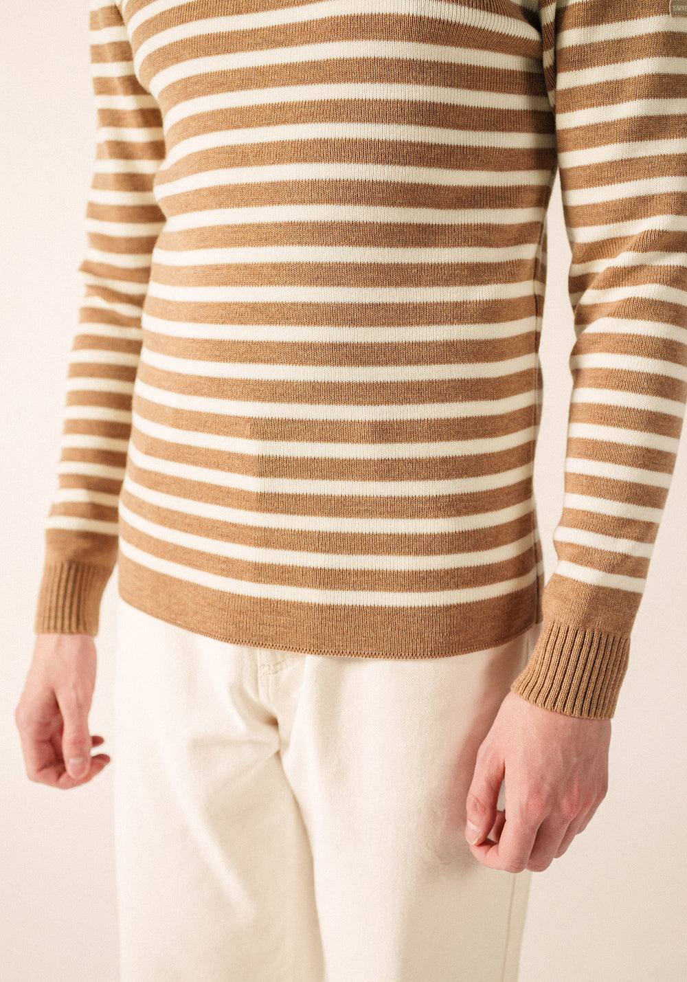 Rochefort sailor jumper (BEIGE FONCE/ECUME)