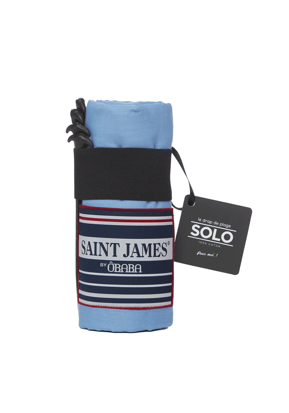 Beach towel in coton voile - SAINT JAMES x Obaba (OXYGENE)