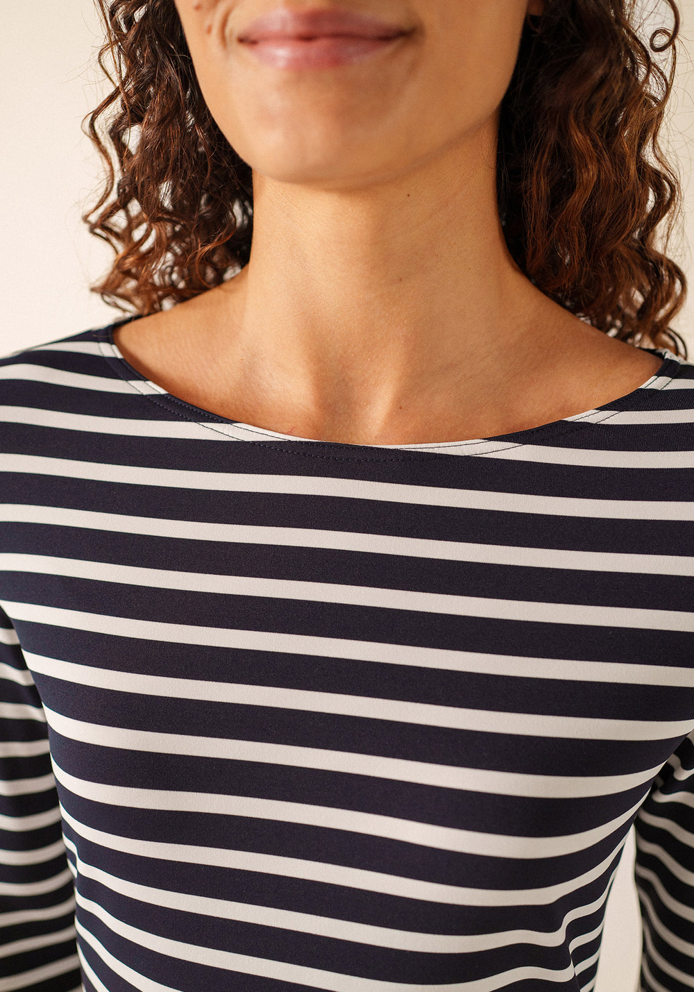 Propriano dress (NAVY/NEIGE)