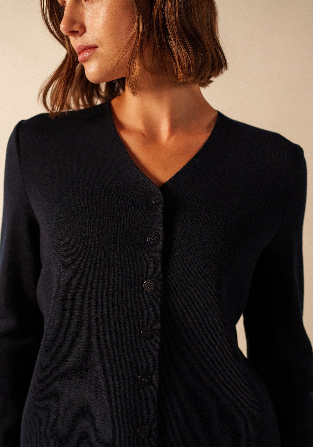 Brévands cardigan (NAVY)