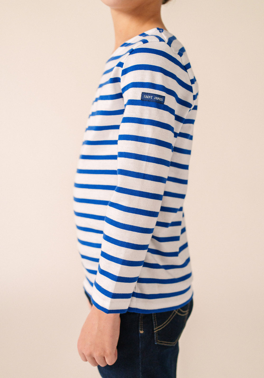 Miniquiers kids Breton shirt (NEIGE/GITANE)