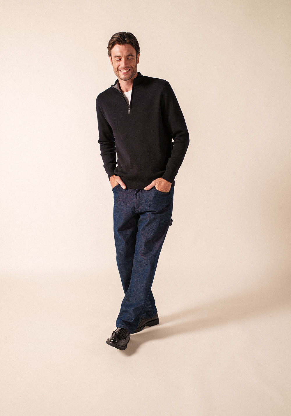 Crossley jumper (NAVY/GRIS)