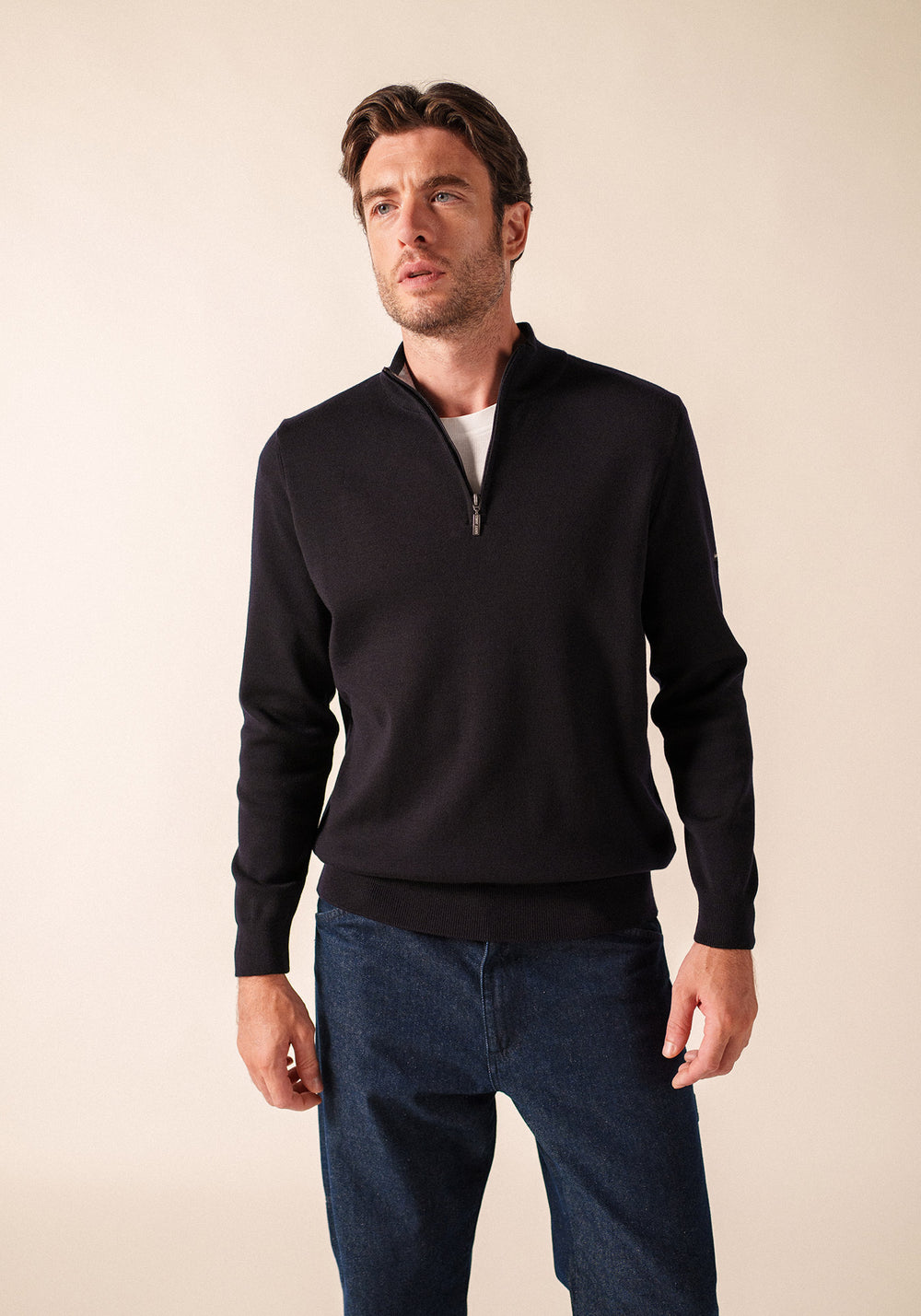 Crossley jumper (NAVY/GRIS)