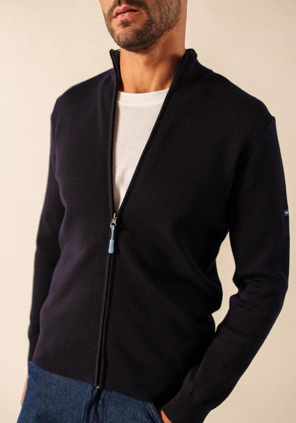 Creggan cardigan (NAVY/NUANCE)