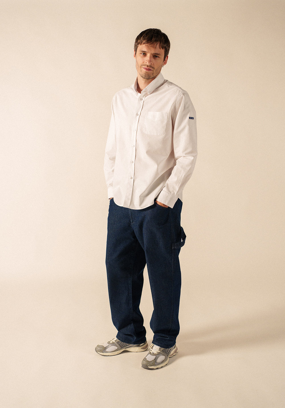 Amboise Long-Sleeved Shirt – cotton (BLANC)