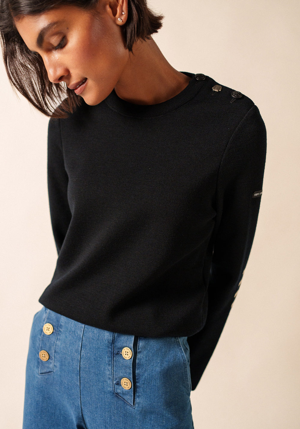 Brégançon sailor jumper (NOIR)