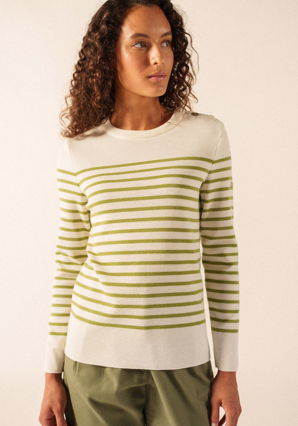 Brégançon sailor jumper (BLANC/OIL)