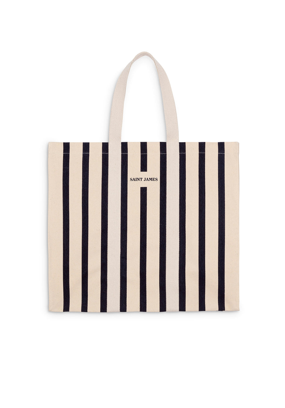 Large tote bag (ECRU/MARINE)