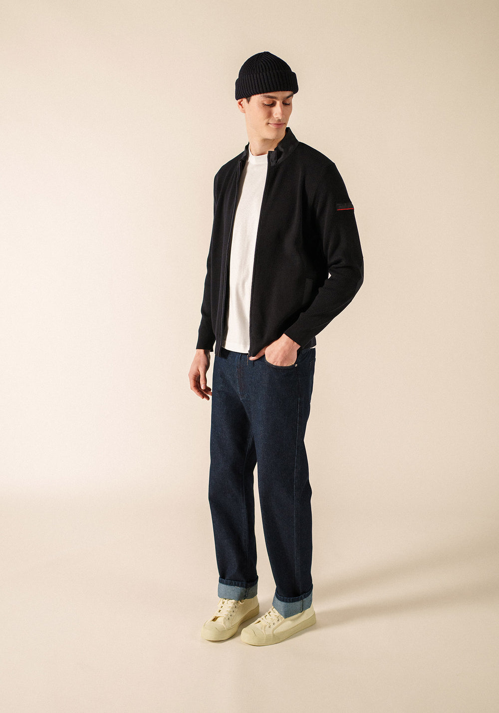 Navigateur cardigan (NAVY)
