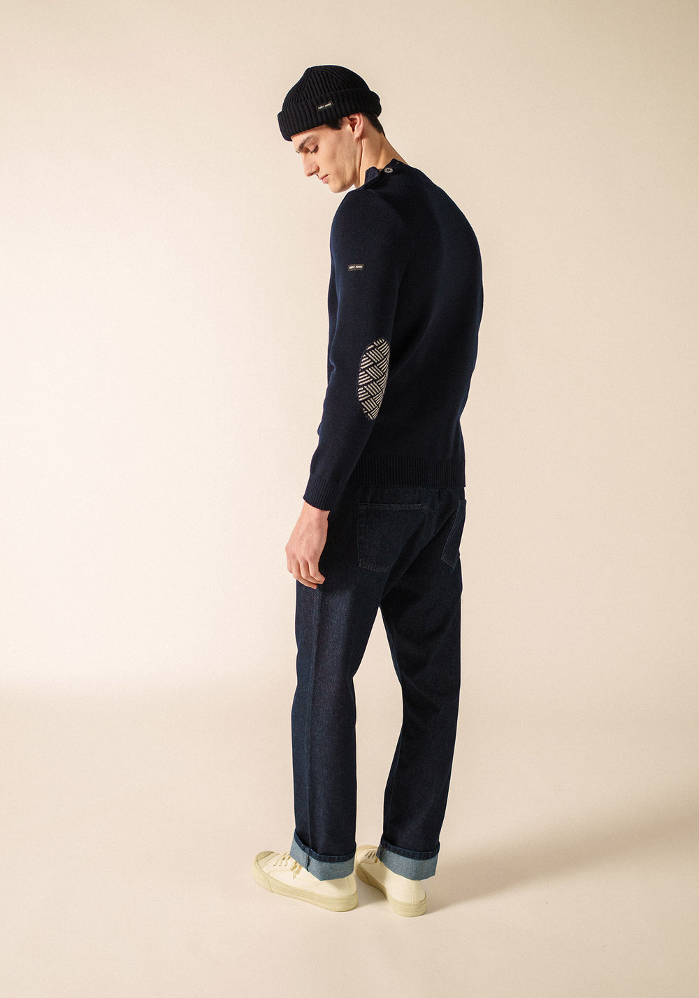 Cancale Equipage sailor jumper (MARINE/ECRU)