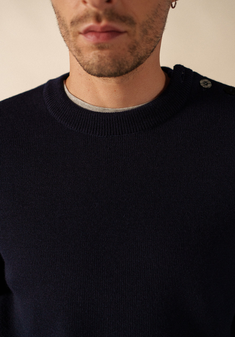 Cancale Equipage sailor jumper (MARINE/ECRU)