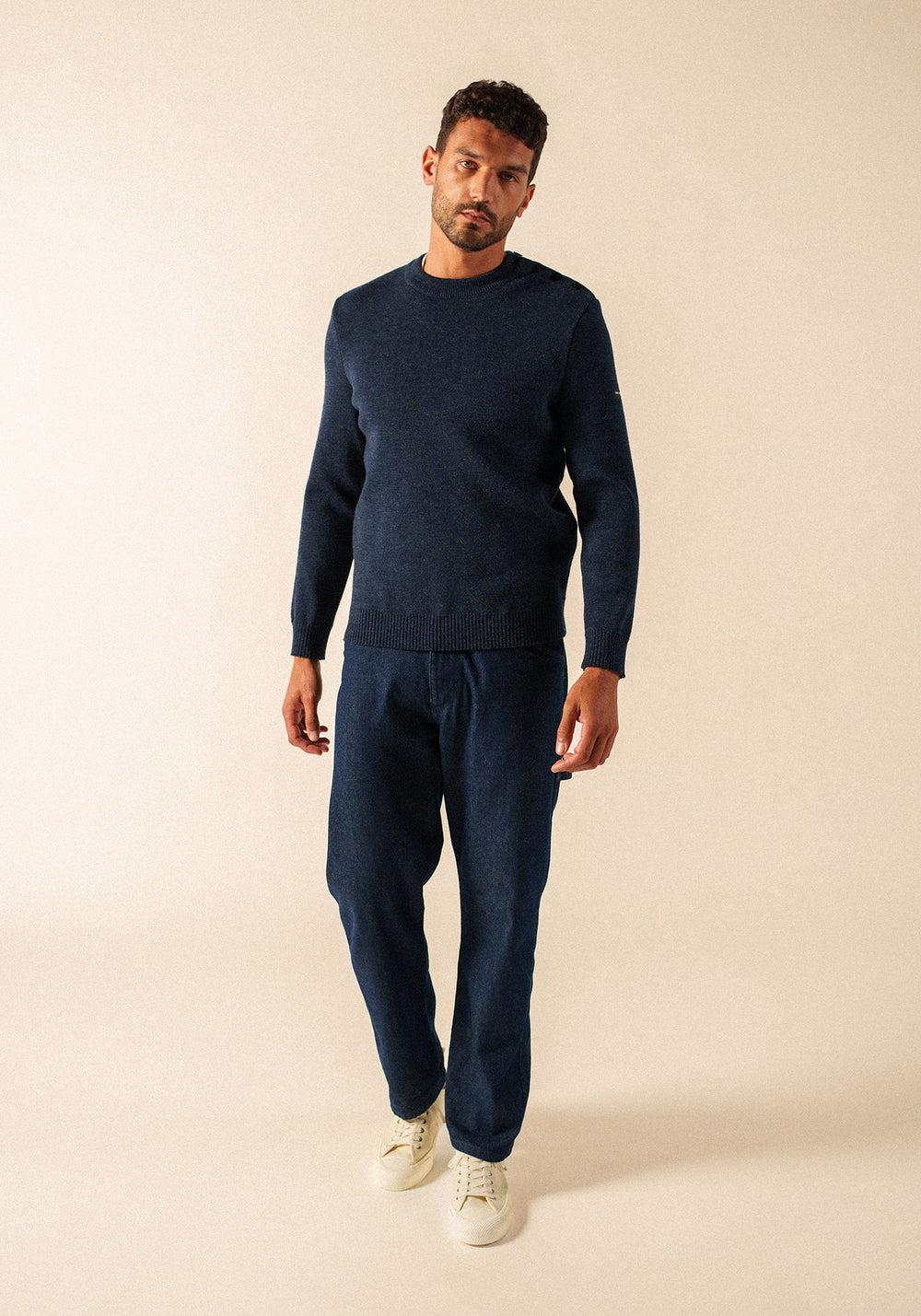 Cancale Equipage sailor jumper (BLEU CHINE/ECRU)