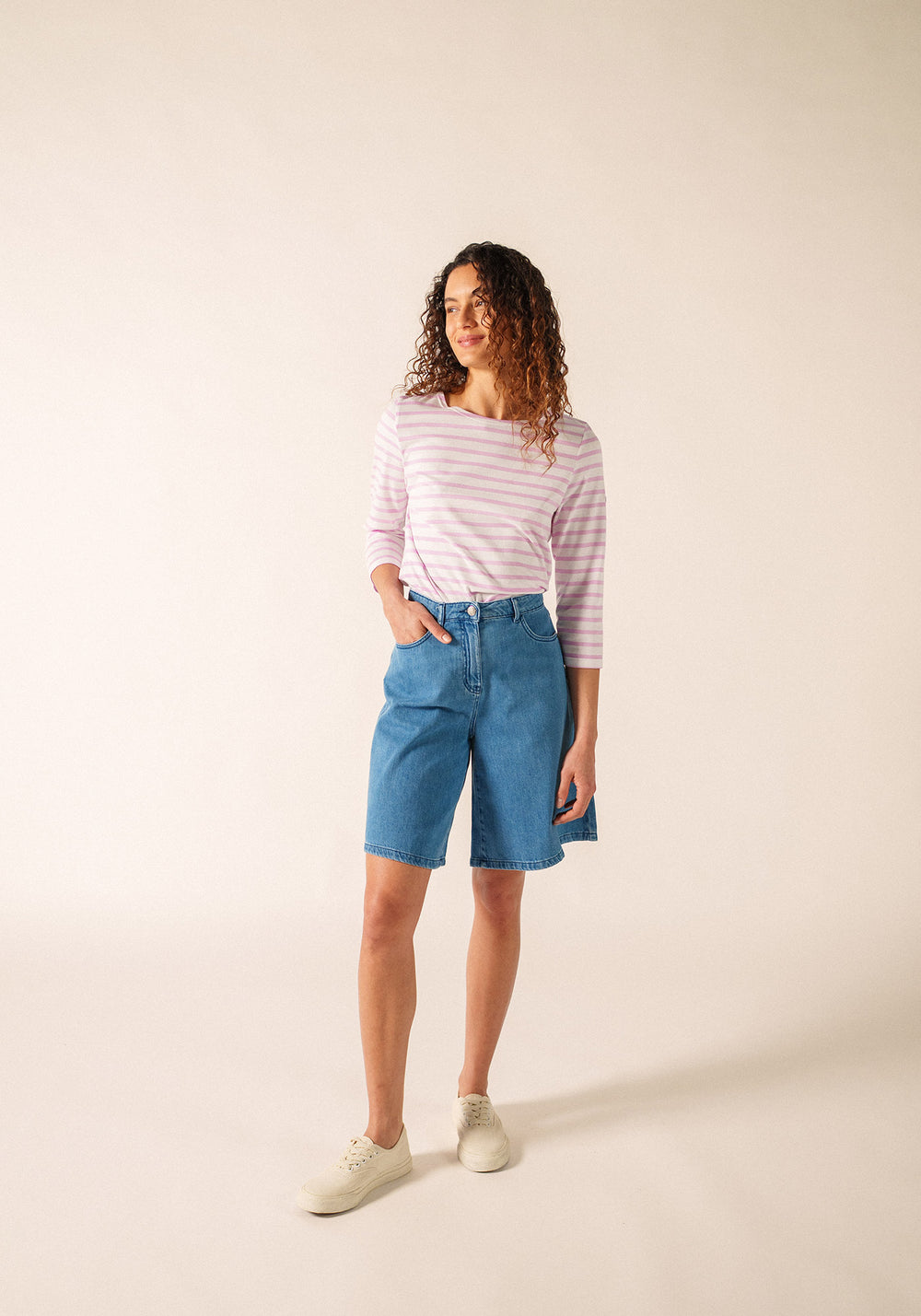 Galathée Breton shirt (NEIGE/NACRE)