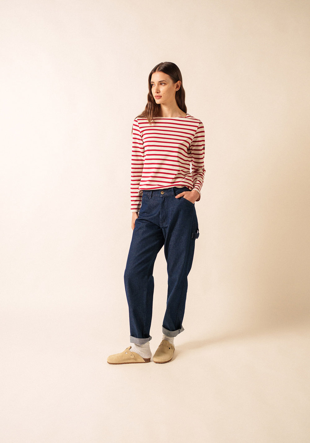 Méridame Breton shirt (ECRU/PERSAN)