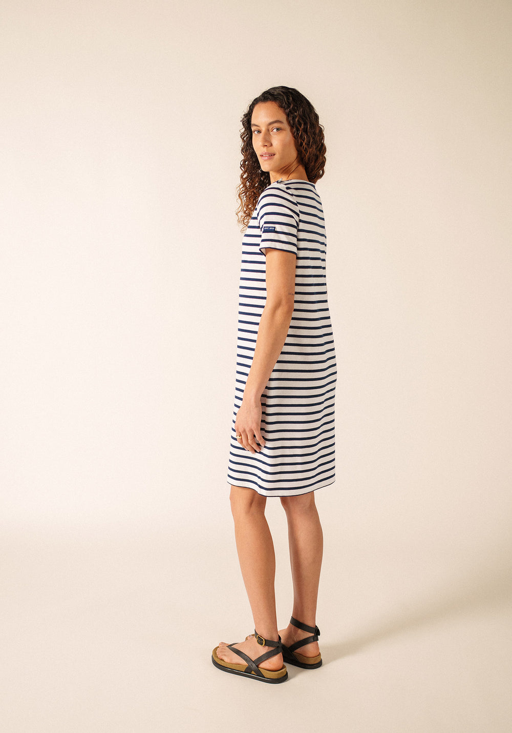 Villefranche dress (NEIGE/MARINE)