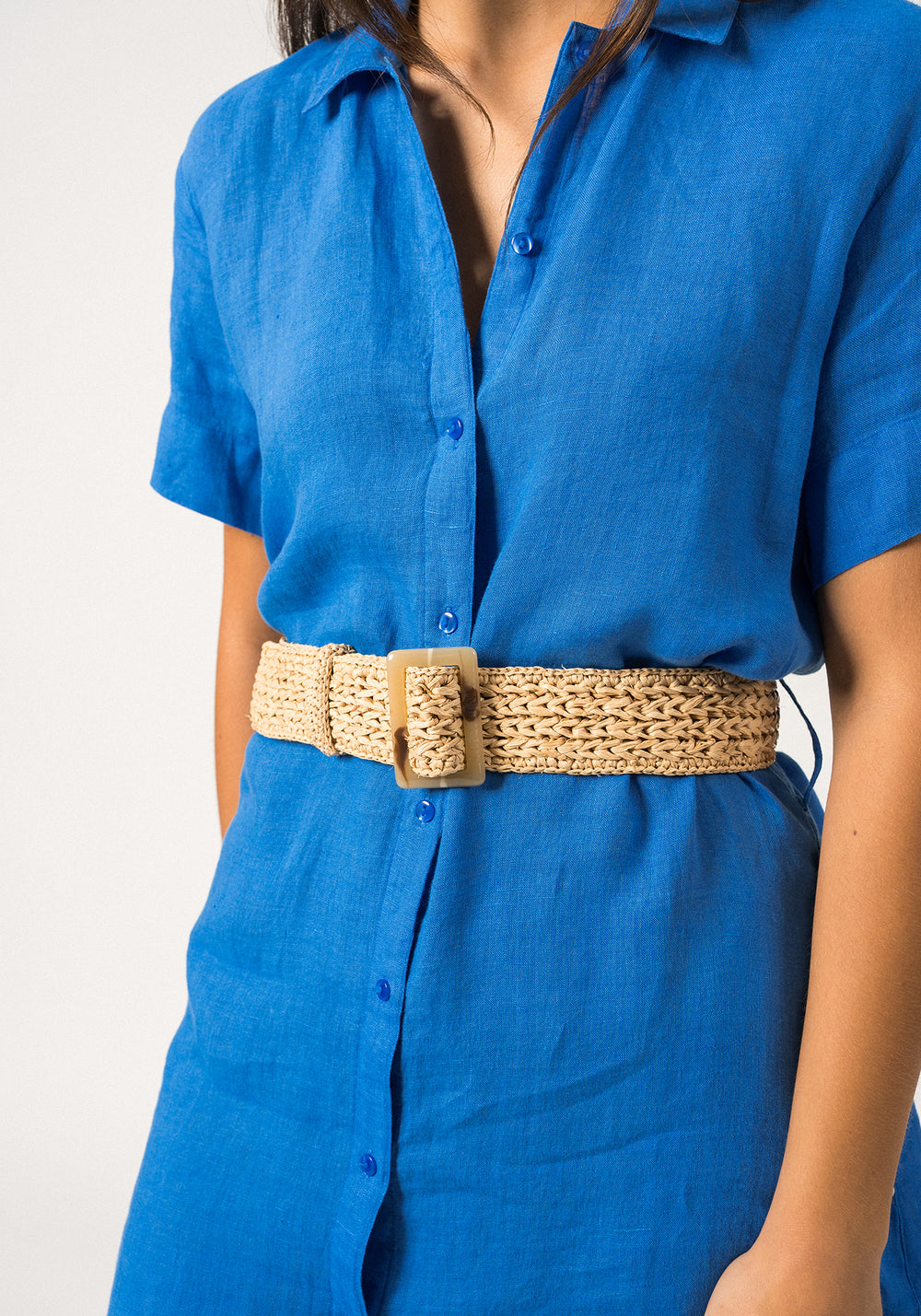 Raffia belt (NATUREL)