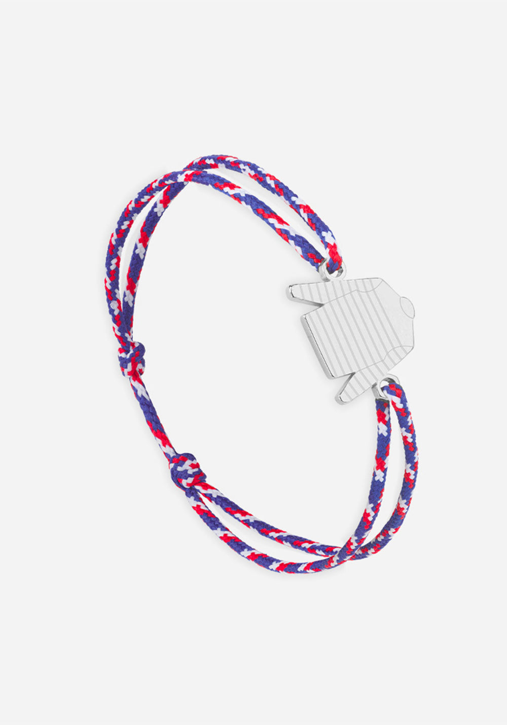 Breton shirt bracelet x Le Vent à la Française (ARGENT/TRICOLORE)