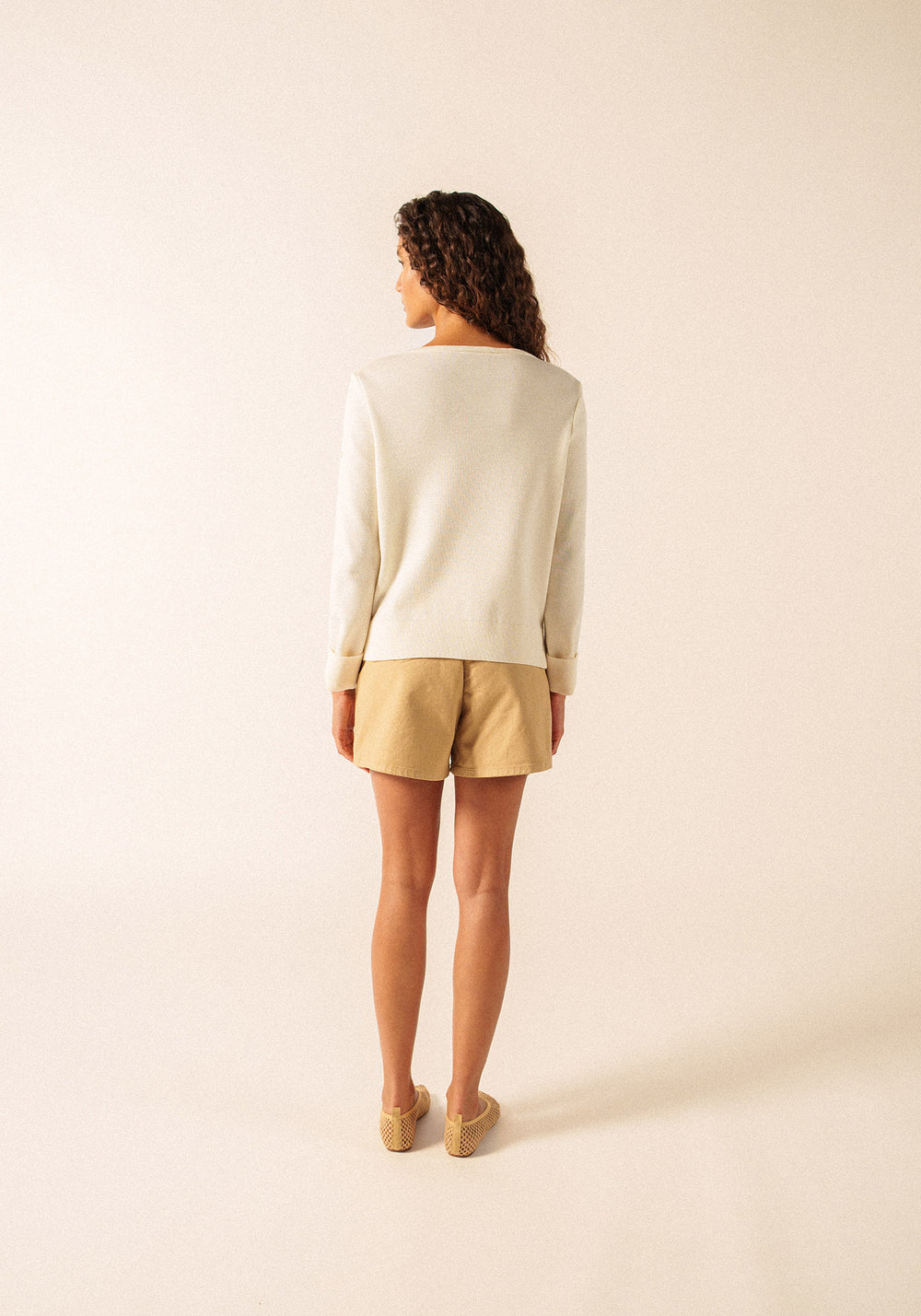 Marseillan Jumper (BLANC/TOILE)