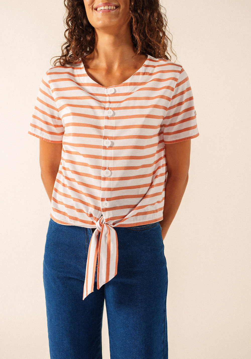 Mistral T-shirt (NEIGE/ARGILE)