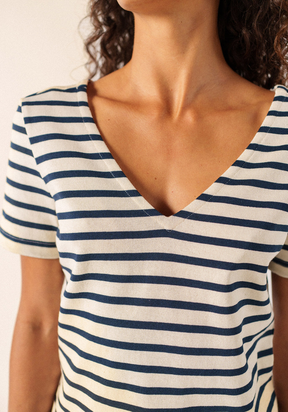 Agon T-shirt (ECRU/MARINE)