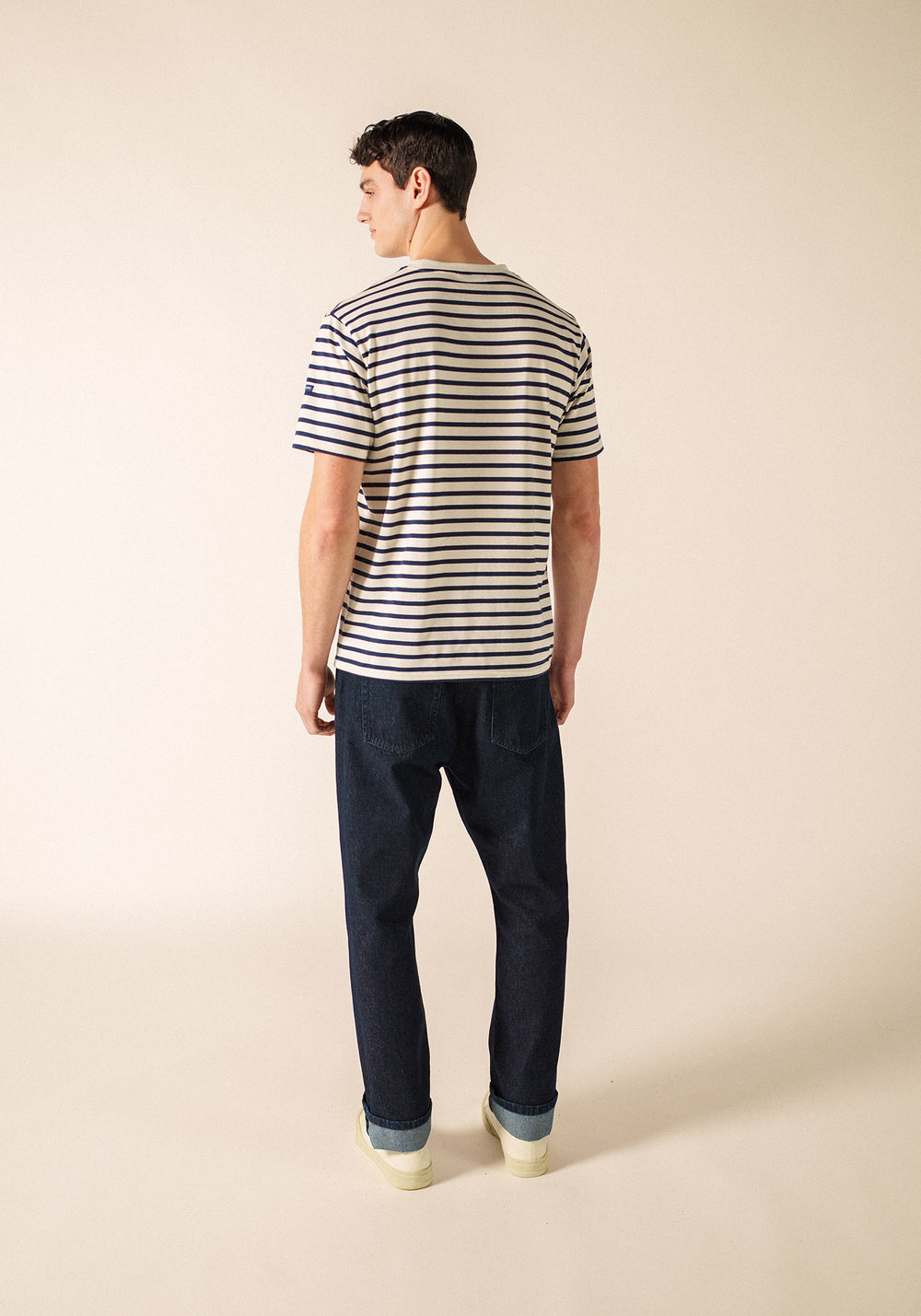 Plouider Sailor Striped Shirt (ECRU/MARINE)