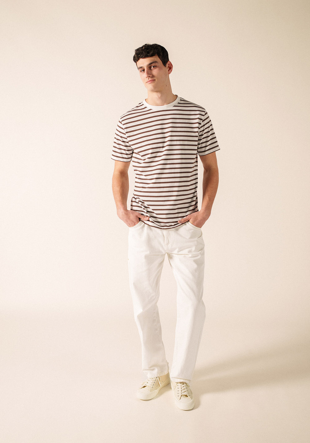 Plouider Sailor Striped Shirt (NEIGE/EXPRESSO)