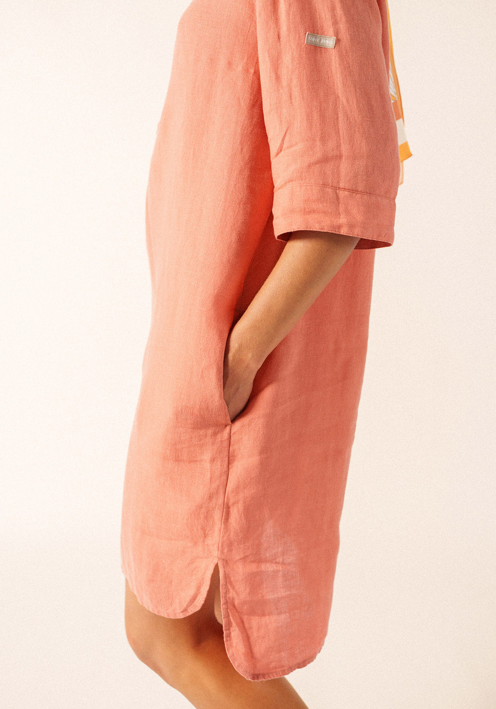 Léonie Linen Dress (ARGILE)