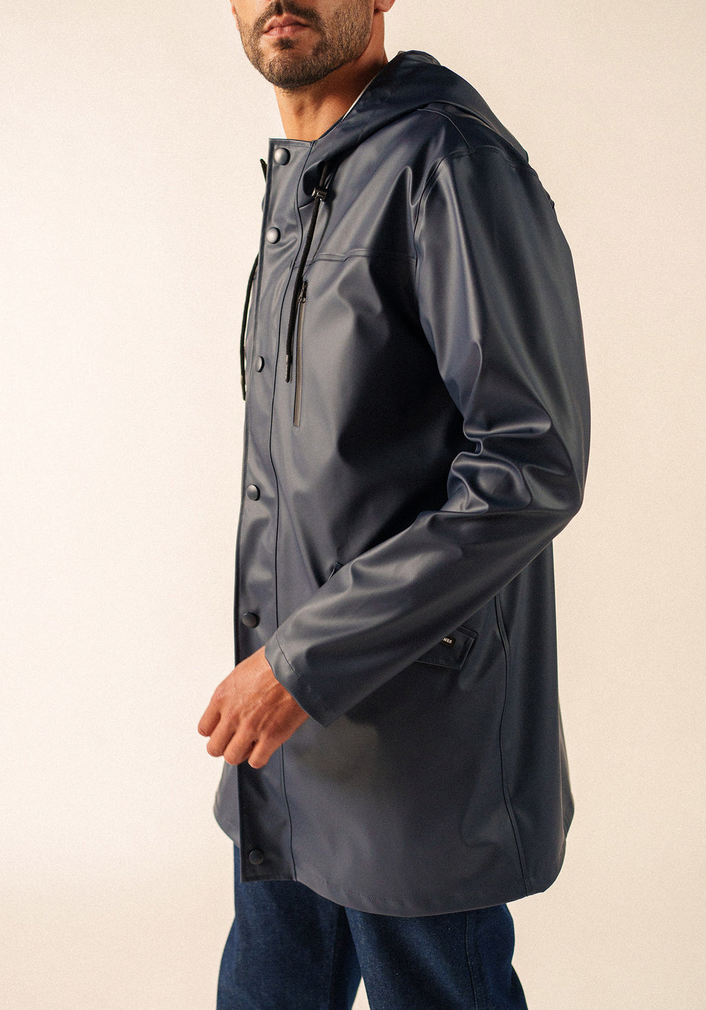 St Hélio Raincoat (NAVY)