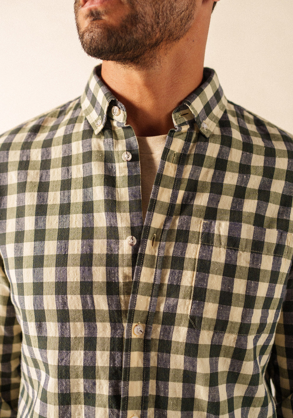 Jonathan Shirt (ALGUE/ECRU)