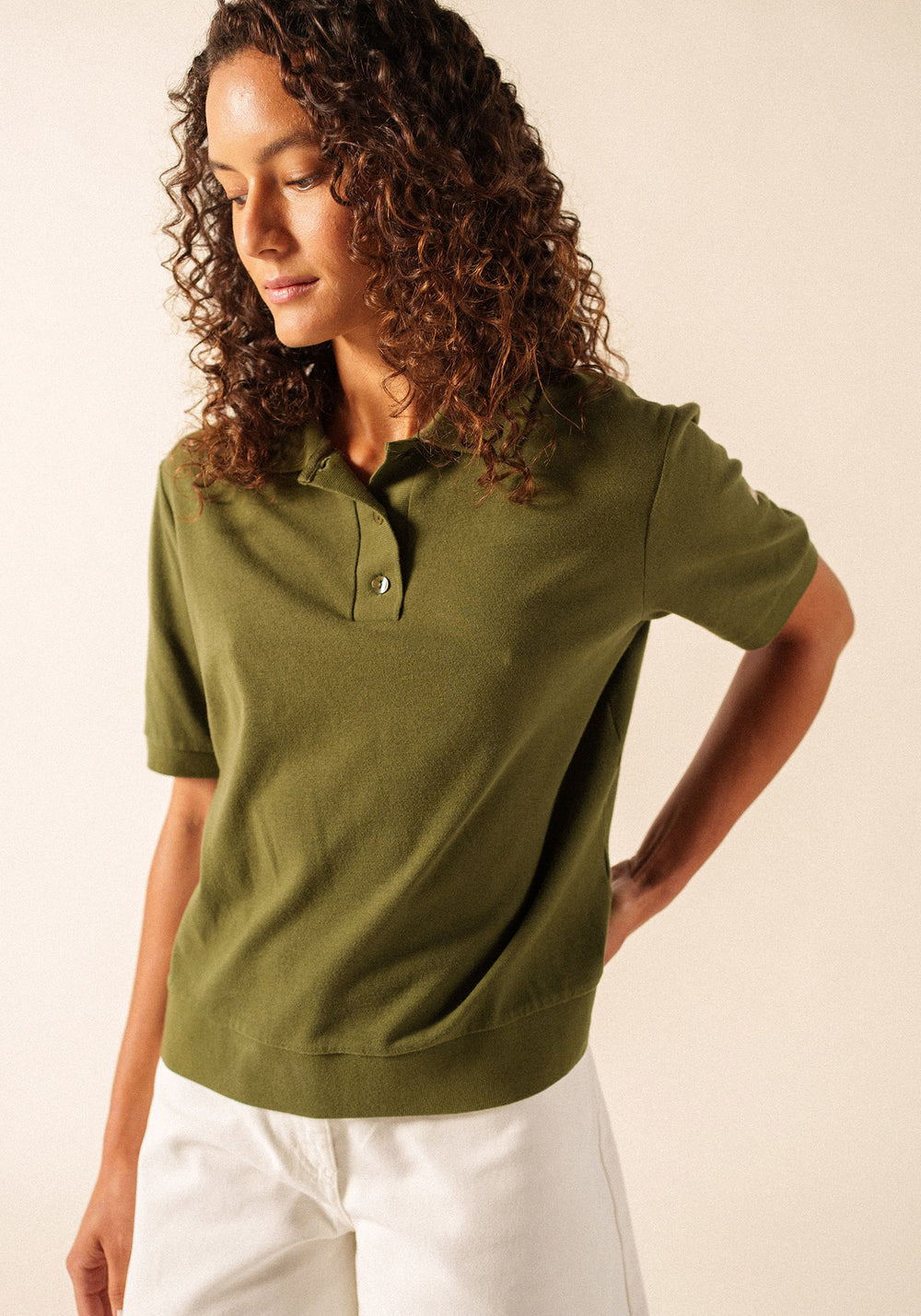 Carola Polo Shirt (ALGUE)