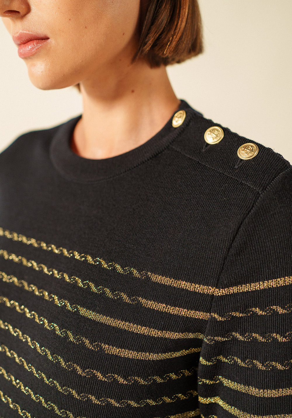 Vima Jumper x Isabelle Ballu (NAVY/CHAMPAGNE)