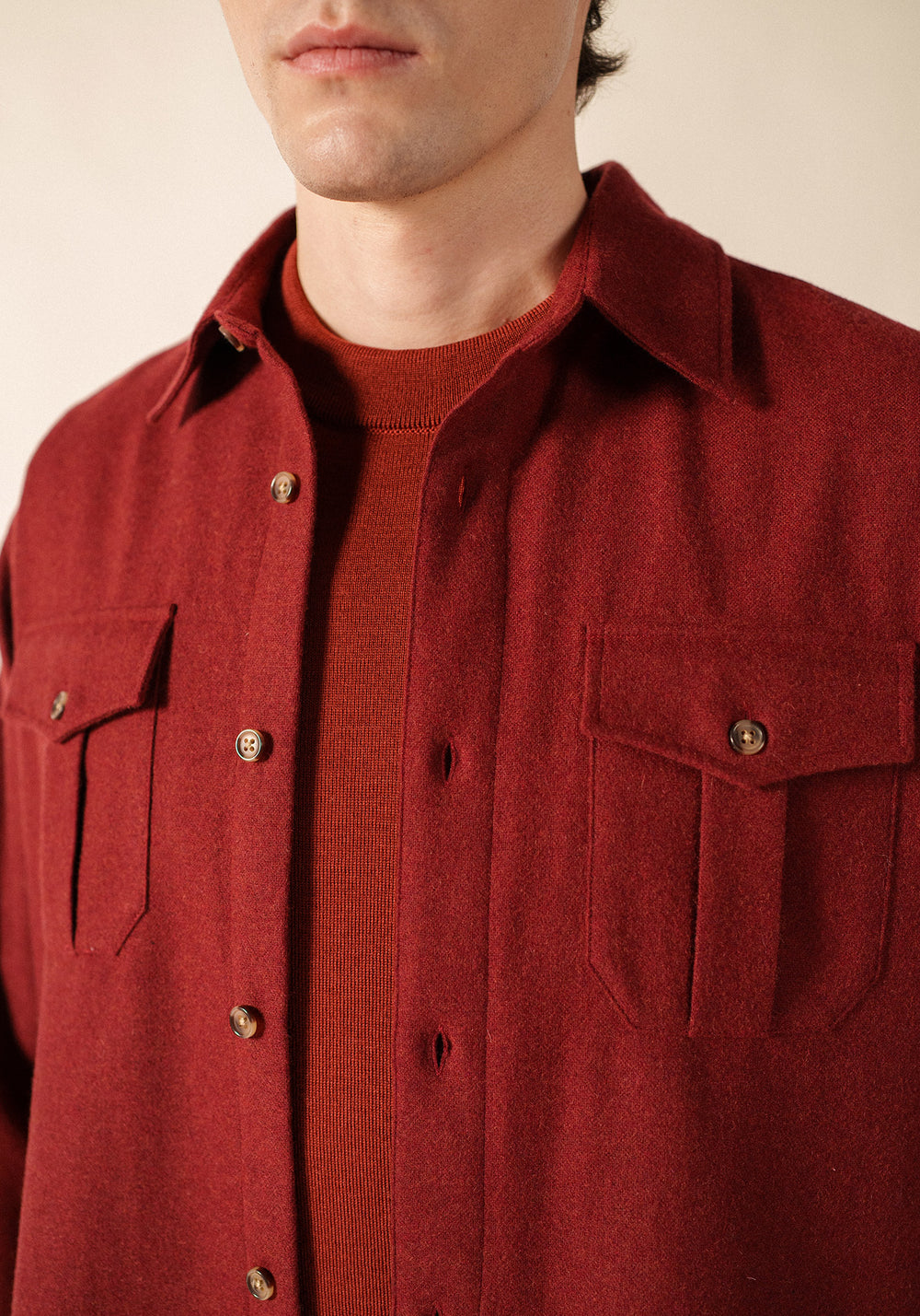St Fabio Overshirt (TERRACOTTA)