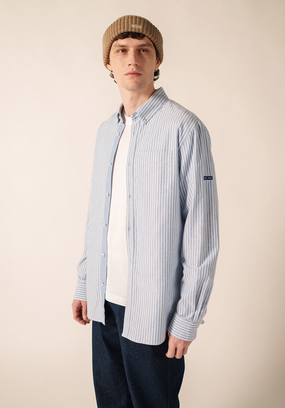 Côme Shirt (BLEU/BLANC)