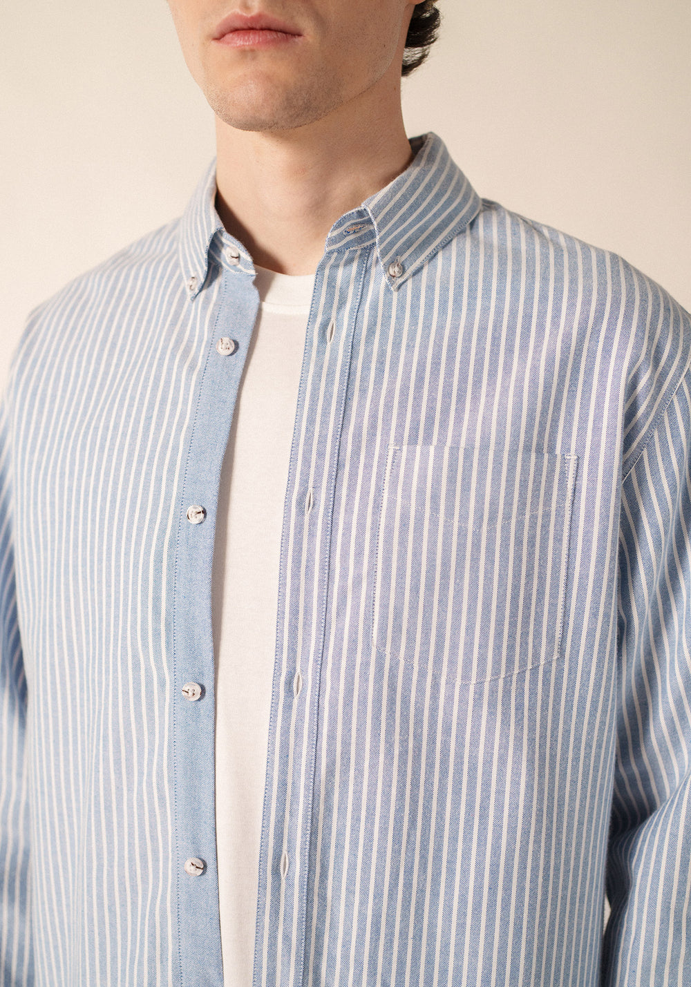 Côme Shirt (BLEU/BLANC)