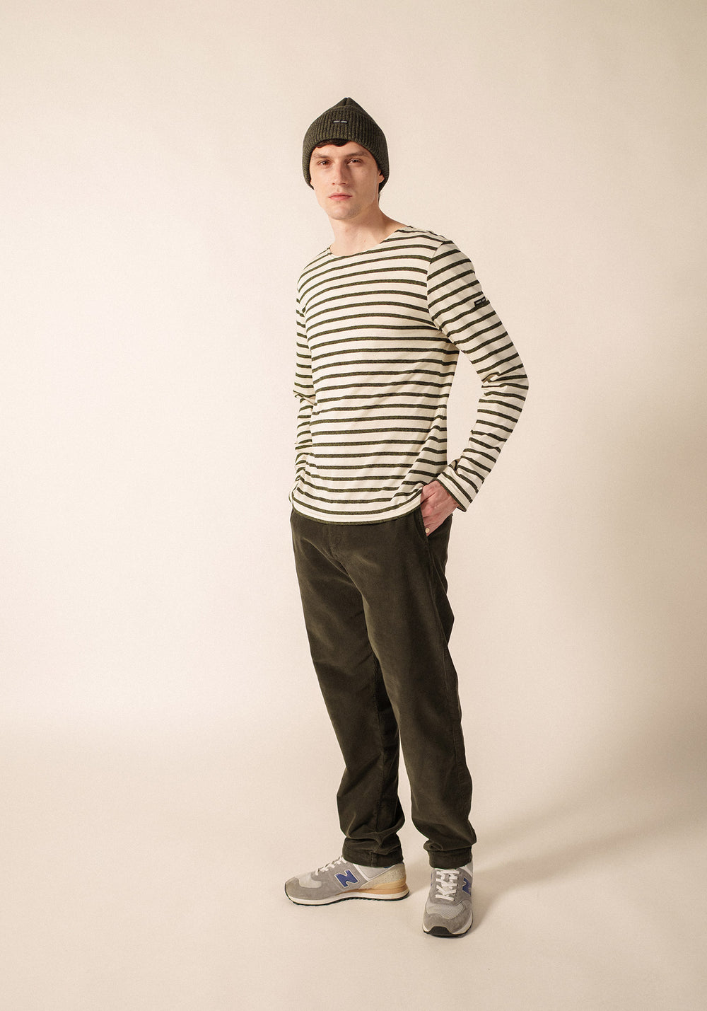Beille Breton Shirt (ECRU/LAND)