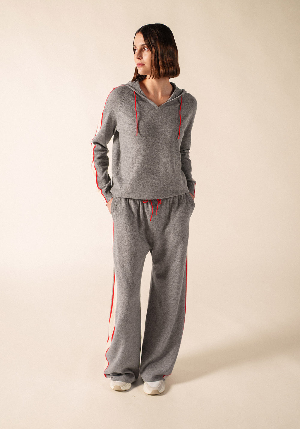 Byron Bay Sweatshirt x Collette Dinnigan (GRIS CHINE/ECUME/TULIPE)