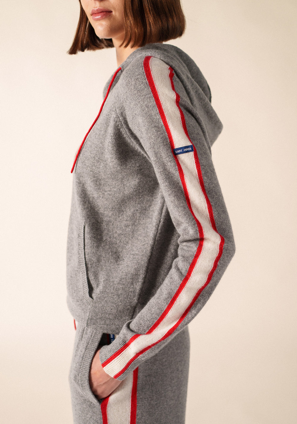 Byron Bay Sweatshirt x Collette Dinnigan (GRIS CHINE/ECUME/TULIPE)