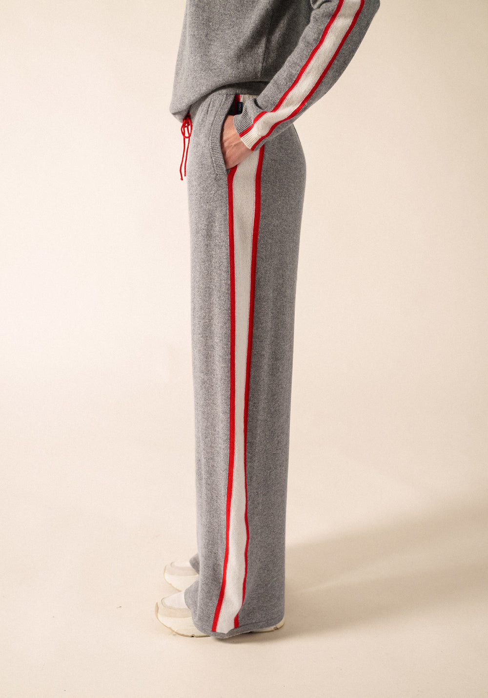 Sorrento Trousers x Collette Dinnigan (GRIS CHINE/ECUME/TULIPE)