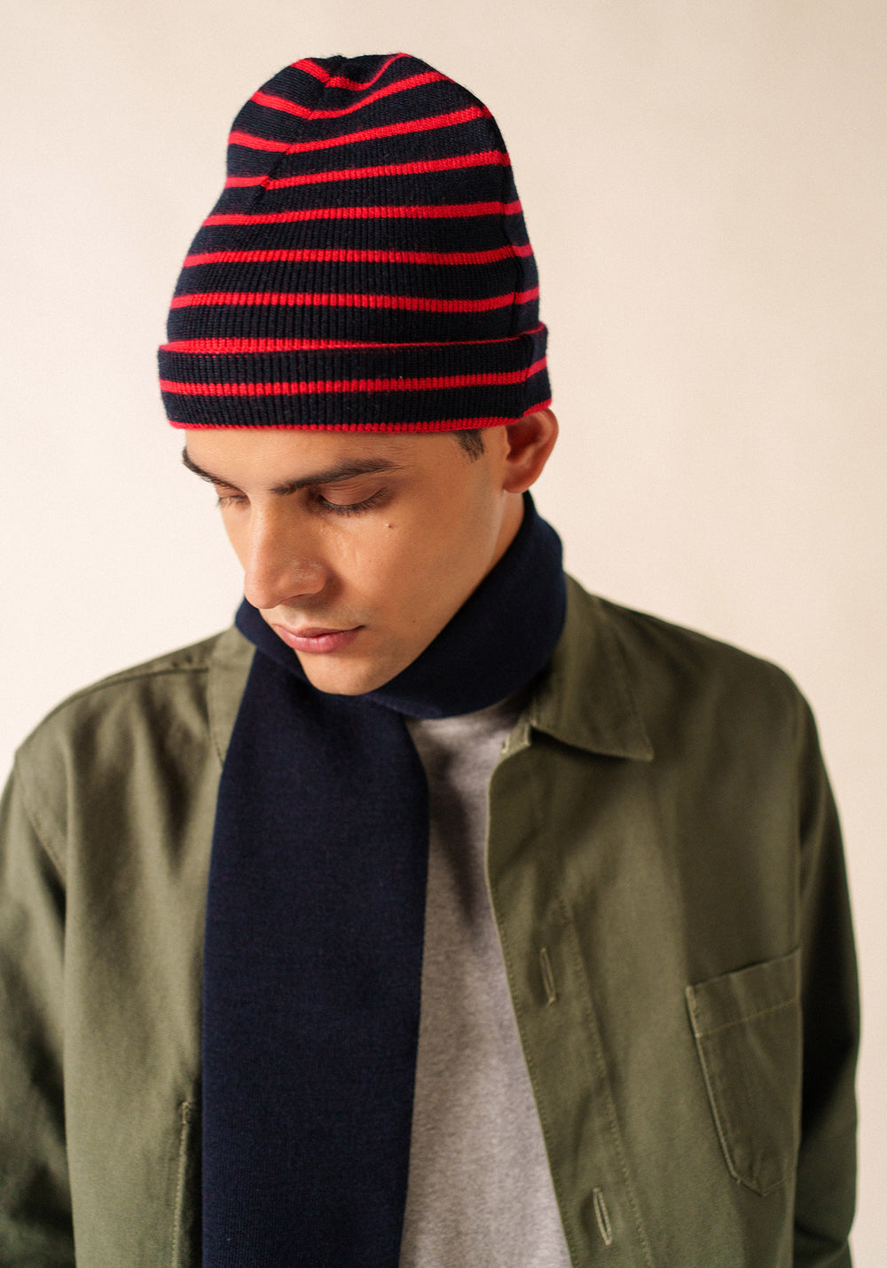 Cartier hat (NAVY/TULIPE)