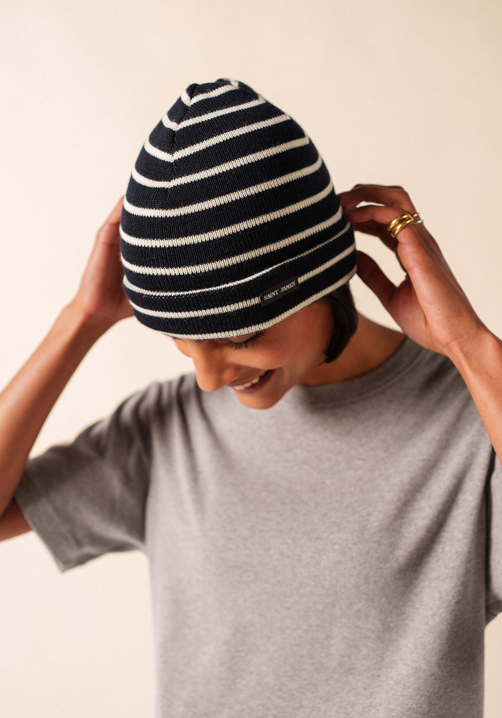 Cartier hat (NAVY/ECUME)