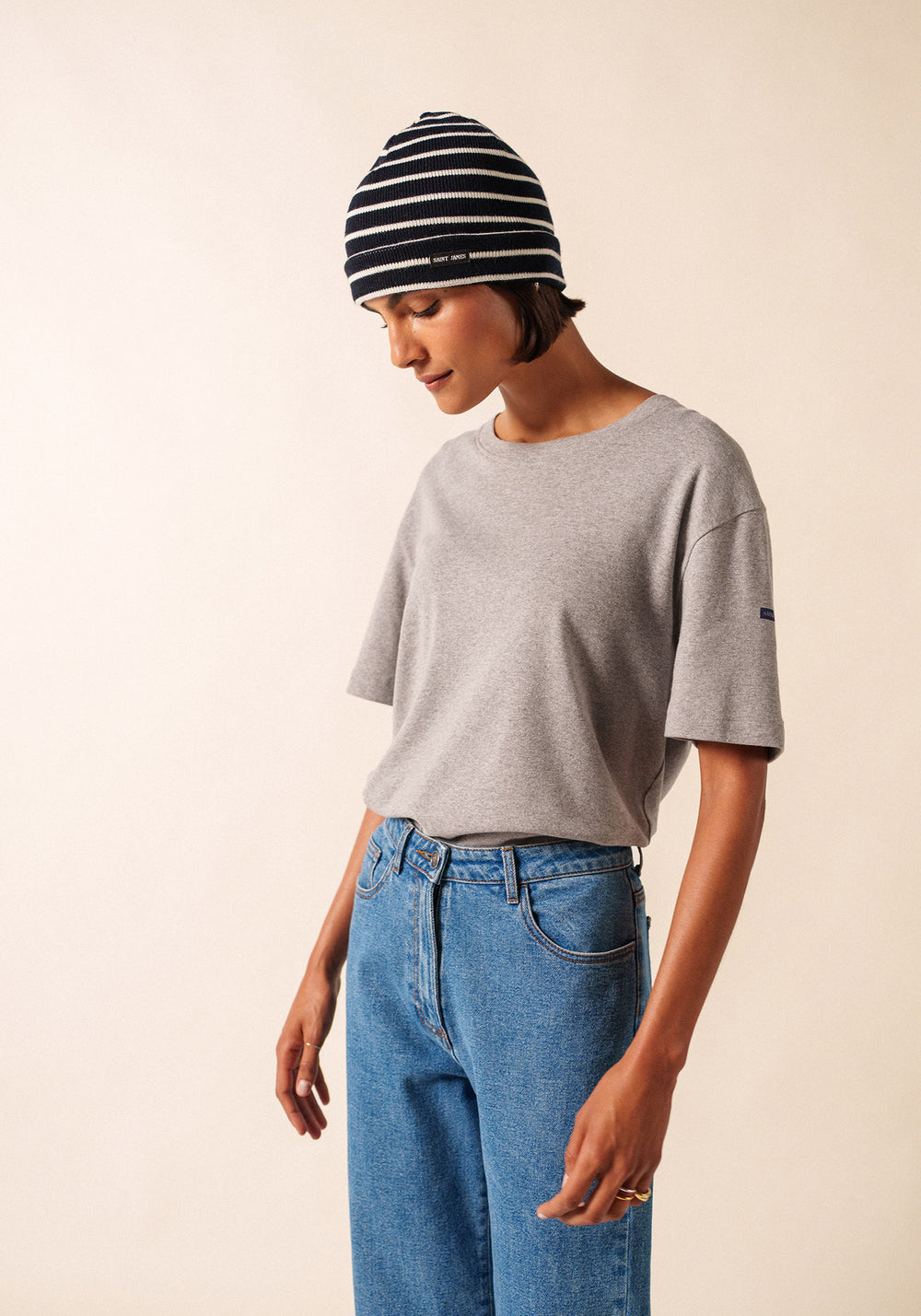 Cartier hat (NAVY/ECUME)