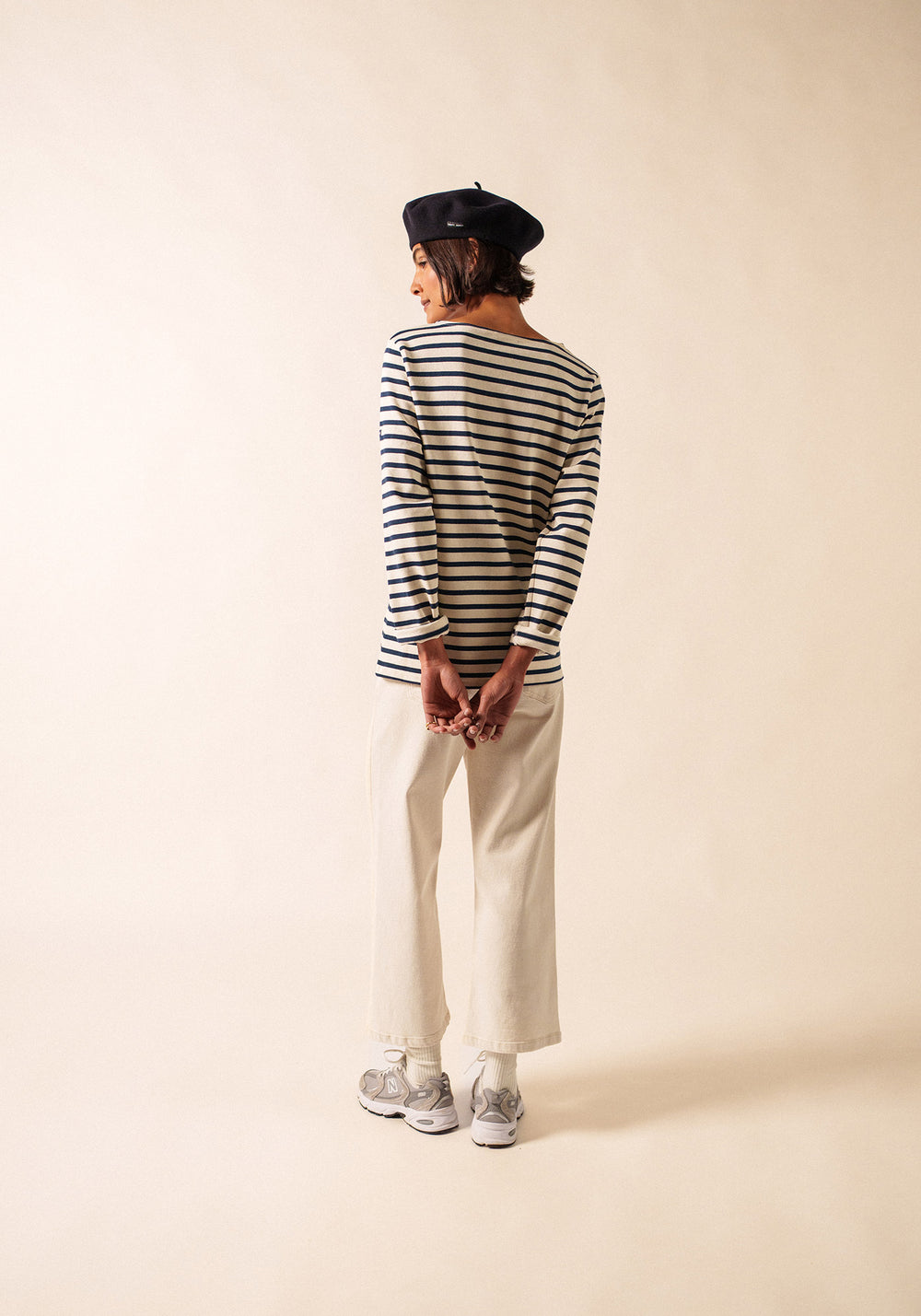 Méridien Breton shirt (ECRU/MARINE)