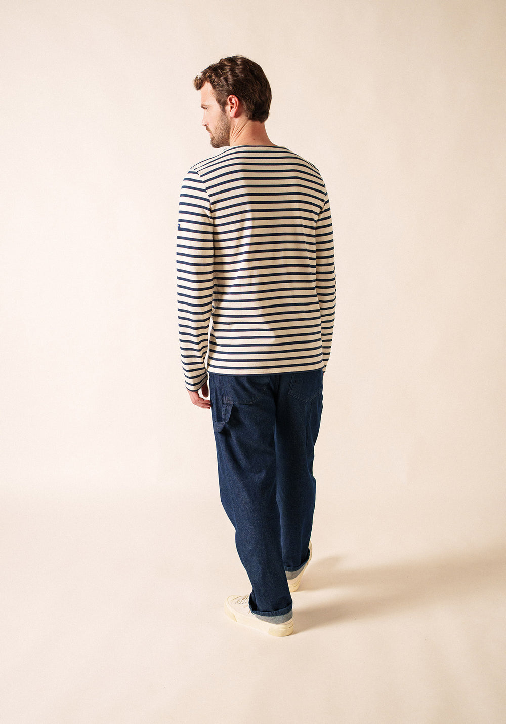 Méridien Breton shirt (ECRU/MARINE)
