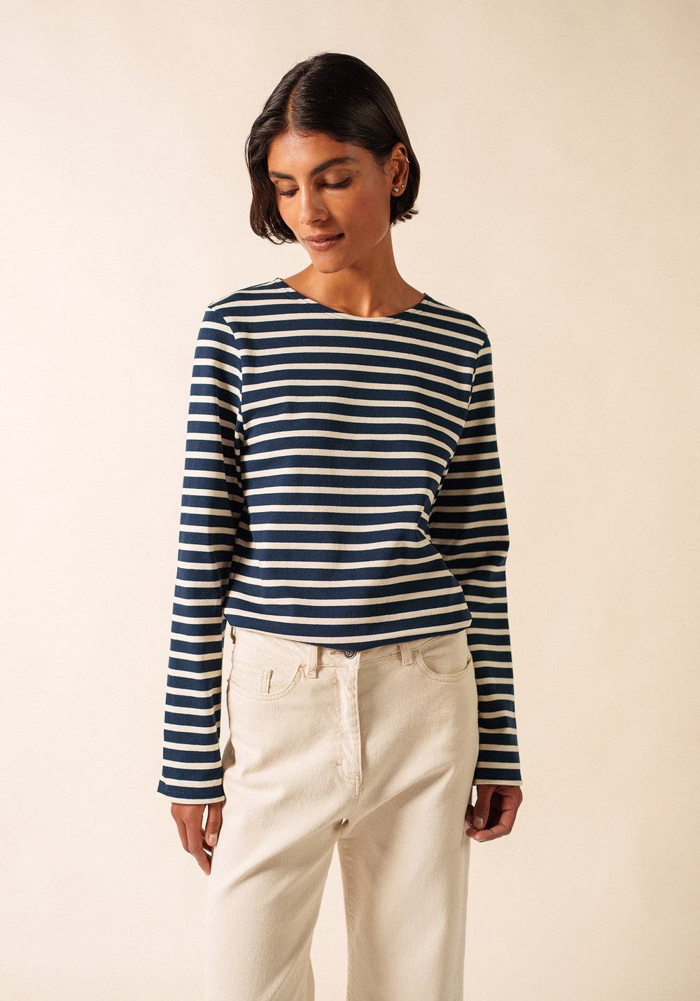Méridien Breton shirt (MARINE/ECRU)