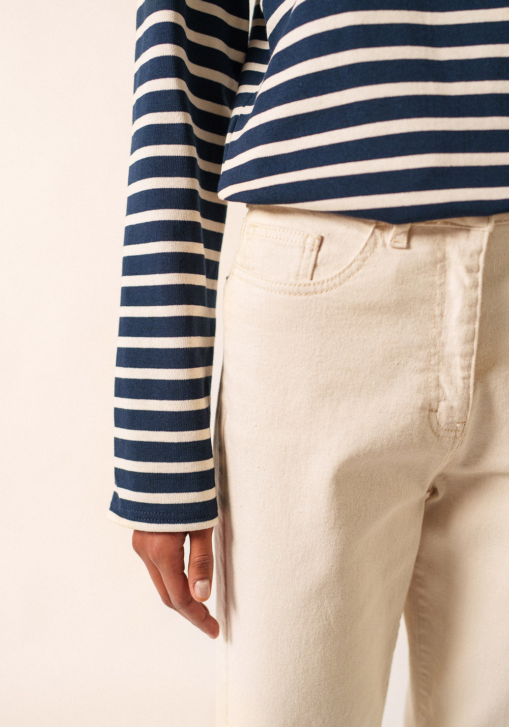 Méridien Breton shirt (MARINE/ECRU)