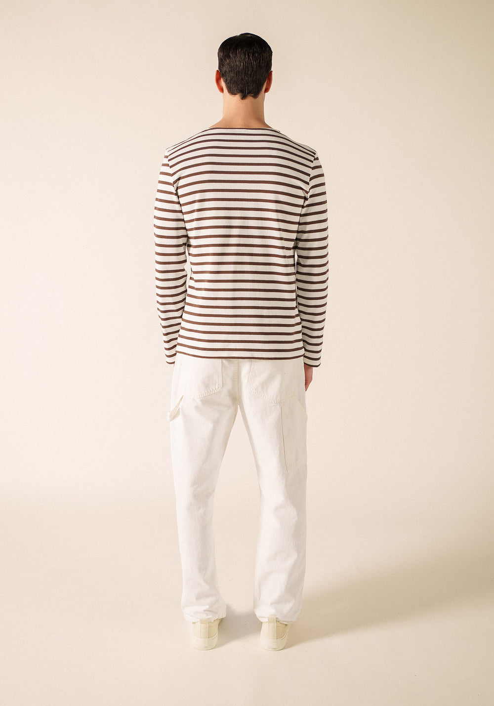 Méridien Breton shirt (NEIGE/EXPRESSO)