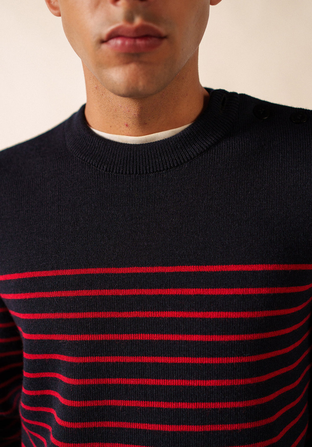 Binic sailor jumper (NAVY/MEDOC)
