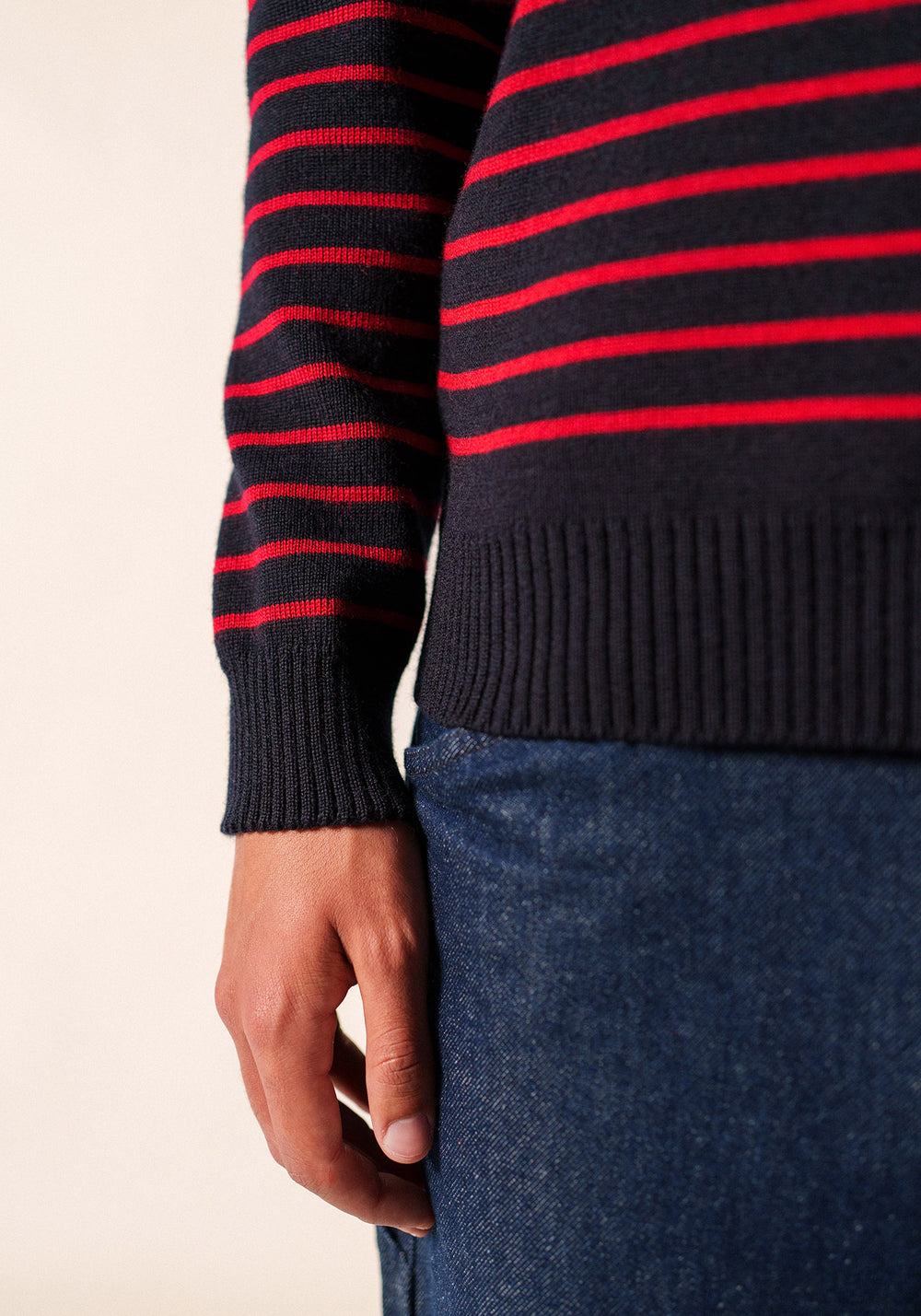 Binic sailor jumper (NAVY/MEDOC)